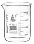 EISCO Heavy Duty Beaker, 400ml - 5mm Thick, Uniform Walls - Superior Durability & Chemical Resistance - White Graduations - Borosilicate 3.3 Glass...