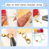 4mm Seed Beads Bracelet Making Kit, Glass Beads for Bracelets Friendship Bracelet Kit, Coloured Waist Beads Kit with Letter Beads Pearl Charm Bead...