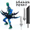 Assembled Lucky 13 Action Figures, Titan 13 Action Figure,3D Printed T13 Action Figure Multi-Jointed Movable, Dummy Hand Painted Figure, Desktop D...