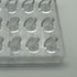 Moon Shaped Polycarbonate Chocolate Mold Hard PC Candy Mold Tray Clear Chocolate Tray...