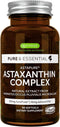 Astaxanthin Complex, Natural Algae Antioxidant for Eyes, Skin & Joints, 90 Vegan Astaxanthin Natural Softgels, Non-GMO 42 mg Astapure Providing H....