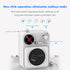 Portable Outdoor Mini Bluetooth Speaker Retro Atomic Phono Speaker Speaker with Clear Sound, White Suitable for Hiking, Cycling, Travel, Suitable ...