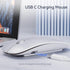 Uiosmuph G11 Wireless Mouse, USB C Rechargeable Computer Mouse, Slim Silent Mice 2.4GHz Optical with USB Nano Receiver and Type C Receiver for Lap...