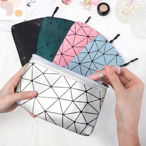 Ayieyill 5Pack Small Makeup Bag for Purse Travel Makeup Pouch,Small Cosmetic Bags with Zipper Storage Mini Makeup Bag Waterproof...