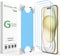 amFilm Magnetic OneTouch 3 Pack Compatible with iPhone 15 Screen Protector 6.1" Tempered Glass Accessories, Premium Easiest Installation Kit 9H, C...