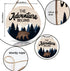 LHIUEM The Adventure Begins Wooden Hanging Sign,Woodland Wall Decor,Bear Mountain Inspirational Quotes Wooden Sign For Home Cabin Decor,Forest Cam...