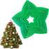 KAISHANE 10pcs 3D Christmas Tree Cookie Cutter Set-Star Cookie Cutters XMAS Decoration fondant donut Cookie cutters kit for Christmas Tree gift co...