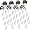 8-Pack Cat Paw Stainless Steel Teaspoons, Coffee, Cake, Ice Cream Spoon Set, 5.9 inch...