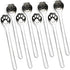 8-Pack Cat Paw Stainless Steel Teaspoons, Coffee, Cake, Ice Cream Spoon Set, 5.9 inch...