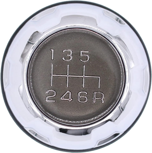 NewYall 6 Speed Manual Transmission Chrome Gear Shift Knob for Jeep Wrangler JK 2007-2018 Gear Shifter 68085312AB 68085312AA...