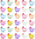 30PCS Luminous Mini Resin Chicken Glow in The Dark Tiny Chicken Figurines Animals Decoration Micro Garden Landscape Aquarium Dollhouse Ornament Ac...