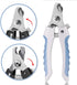 Dog & Cat Nail Clippers, Pet Nail Clipper and Trimmer with Safety Guard to Prevent Over Cutting, Grooming Razor Sharp Blades with Nail File for Sm...
