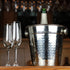 Chef Craft Hammered Champagne Bucket, 4 Quart, Stainless Steel...