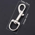 Swivel Snap Hooks, Hanlongyu Metal Heavy Duty Dog Leash Clasp Stainless Steel, Multipurpose Keychain Clip Spring Pet Buckle for Linking Dog Leash ...
