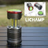 Lichamp 2 Pack LED Camping Lanterns, Battery Powered Lantern Flashlight COB Camp Light for Power Outages, Camping Supplies and Home Hurricane Supp...