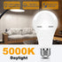 A19 Rechargeable Light Bulbs, Emergency Light Bulbs for Power Failure, LED Bulb 80 Watt Equivalent,12W 5000K Daylight 1200mAh Battery Backup Light...