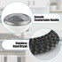 2 Pcs Steel Wool Scrubber with Handle, Heavy Duty Hand Pot Scrub Brush Stainless Steel Scouring Pad Steel Cleaning Kit, Easy to Remove Stains Kitc...