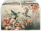 Hummingbird Floral Print 2 Slice Toaster Covers Dust Protection Bread Maker Covers Toaster Oven Cloth Cover Kitchen Accessories Washable Appliance...