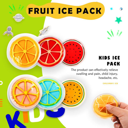 Kids Ice Pack, Hot or Cold Pack Gel Cooling Pad, Reusable for Injuries Medical Health,Swelling and Pain Relief, Tired Eyes, Child Injury, Headache...