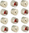 Dsycar 12 Pack Tire Valve Stem Caps, Premium Metal Brass Valve Stem Caps with Rubber Gasket, Universal Tire Valve Dust Proof Covers for Cars, Truc...