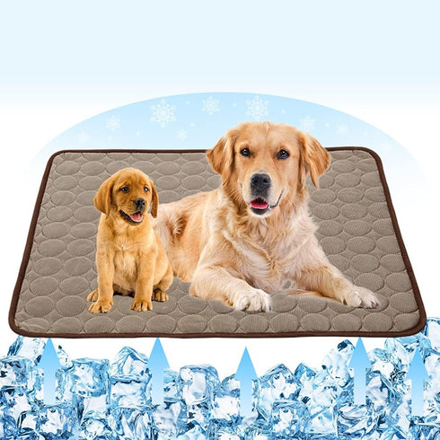 Summer Cooling Mat for Dogs Cats Self Dog Cooling Mat Breathable Pet Crate Pad Portable & Washable Pet Cooling Blanket for Small Medium and Large ...