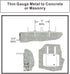 1" Powder Actuated Fasteners, Drive Pins with 1" Wahser, PW100, 100pcs/pack...