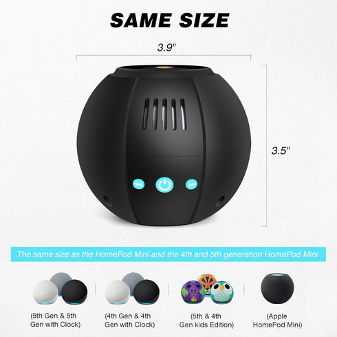 Bluetooth Speaker with HD Sound, Portable Wireless, Extra Bass Speaker, BT5.3, Perfect match for Echo Dot Stand, for Home/Party/Outdoor/Beach, Ele...