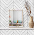 Black and White Wallpaper Peel and Stick Wallpaper Boho Contact Paper Modern Herringbone Wallpaper for Bathroom Bedroom Kitchen Wallpaper Self Adh...