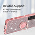 KuDiNi for Revvl v+ 5g Phone Case t-Mobile, Revvl V Plus 5G Case for Women Glitter Crystal Soft Clear Tpu Luxury Bling Protective Cover with Kicks...