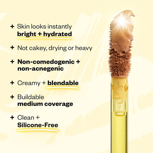 Kosas Mini Revealer Concealer - Medium Coverage Makeup, Conceals Dark Circles Under the Eyes, Dark Spots and Blemishes (Tone 04)...
