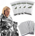 Outdoor Aluminum Foil Warming Blanket for Wilderness Survival, Camping, Easy Tenting - Rain and Sun Protection - Reflective Warming First Aid Alum...
