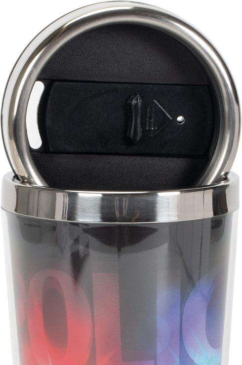 Police Officer Prayer Come Home Safely 16 Ounce Stainless Steel Travel Mug with Lid...