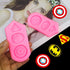 2 Pieces Superhero Silicone Mold Cookie Fondant Molds Candy Chocolate Fondant Molds...