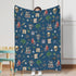 Ocean Pirate Ship Skull Parrot Palm Trees Baby Blanket for Boys Fun Boy's Nautical Nursery Receiving Blankets Soft Flannel Swaddle Blanket Newborn...