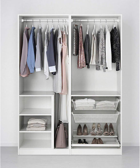 OwnMy 4 Packs Closet Rod End Supports Curtain Flange Rod Holder 1-1/2" Diameter, U Shaped Stainless Steel Closet Pole Sockets Opening Flange Rods ...