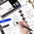 Vitoler Pens,Erasable Pens Black & Blue Gel Pens,0.7mm Fine Point Writing Pens,Black and Blue Pens for School Supplies,Retractable Gel Ink Pens fo...