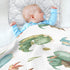 Cute Dragon Baby Blanket for Boys Girls, Soft Cozy Reversible Nursery Receiving Swaddle Blanket for Toddler Infant Crib Stroller Travel, 30x40 in...
