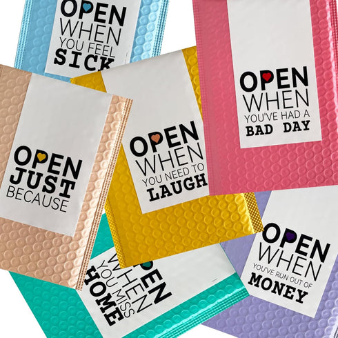Open When Envelopes for College Student, College Daughter Son Gift, University Gifts, College Gifts, Leaving Home Gift, Going Away to College Gift...