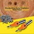 ASNOMY 10Pcs Wood Countersink Drill Bit Set, 5Pcs Countersink Drill Bit with 5Pcs Extra Pilot drill bit, Tapered Drill Bits with 5/16" Round Shank...