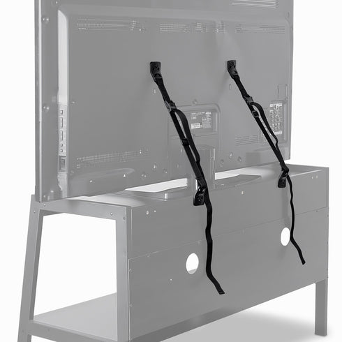 Mount-It! Safety Straps for TV, Furniture, Bookcase, Dresser and TV Stands - Anti-Tip Strap Television Anchor Kit for Baby Proofing, Earthquake Pr...