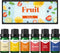 Fruit Fragrance Oils, ESSLUX Premium Soap Candle Making Scents, Scented Oils for Diffuser, Summer Aromatherapy Essential Oils Gift Set, Tropical F...