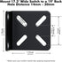 MokerLink Rack Mount Kit for 17.3 inch Wide Switches, Adjustable Hole Distance 14-29mm, 0.5-1.14inch, Compatible for Some Cisco, NETGEAR, Dell, D-...