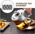 Luxshiny 3pcs Tea Strainers for Loose Tea Teapot Replacement Stainless Steel Mesh Strainer Tea Infuser Insert 7cm Tea Steeper Basket Filter for Te...