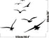 Flying Birds Wall Decals, Vinyl Stickers for Dorm, Nursery, Office, Kids Room, Bedroom, Living Room - Modern Home Decor Y20 (Black)...