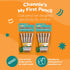 Channie's My First Pencil, Easy-to-Hold Jumbo Pencils for Preschoolers, Kindergarteners & 1st Graders, White Wooden 2B Fat Pencils for Kids Ages 3...