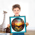 Stamped Cross Stitch Kits - Flower Mountain Sun Landscape Counted Cross Stitch Kits for Beginners Adults,11 CT Patterns Dimensions Embroidery Kits...