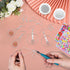670Pcs Earring Making Kit with 120 Earring Beading Hoops Earring Finding Beading Hoop Earrings Bulk,150 Hooks,200 Jump Rings,200 Earring Backs for...