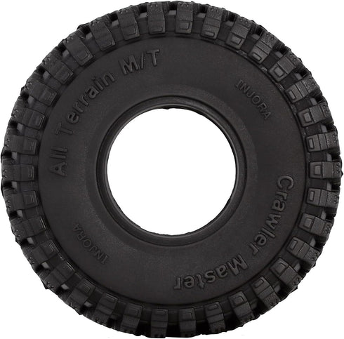 INJORA 1.0 Tires-S3 All Terrain Crawler Tires for TRX4M SCX24 AX24 FCX24 Upgrade Parts,58 * 20mm,T1008...