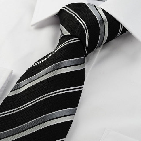 KissTies Mens Necktie Classic Striped Tie For Men In Gift Box...
