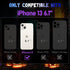 for iPhone 13 Phone Case for Men Women, Cool Skull Skeleton Funny Gothic Hollow Phone case for iPhone 13 Cute Hollowed Plated Shockproof Cover for...